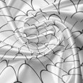 thumbnail image 5 of Ambesonne Geometric Valance Pack of 2, Oriental Waves Sketch, 54"X18", Charcoal Grey White, 5 of 5