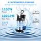 thumbnail image 3 of Bomba sumergible de sumidero VEVOR 1.5 HP 6000 GPH con interruptor de flotador vertical, 3 of 9
