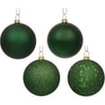 thumbnail image 1 of Vickerman N595464A 1.6 in. Moss Green 4 Finish Assorted Color Christmas Ornament Ball - 96 per Box, 1 of 1
