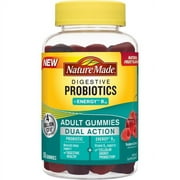 Nature Made Digestive Probiotics + Energy B12 Gummie 50 Gummies