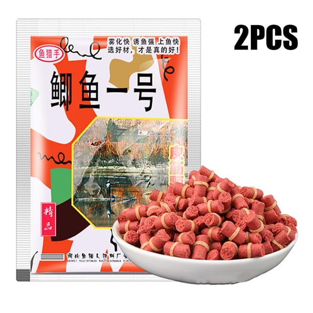 Lttoisl AGIUFGS Potent Fish Attractant Pellets, Strong Scent Fishing Bait Enhancer for Freshwater & Saltwater Angling, High-Concentration Lure for All Species - 25g/50g Bags