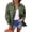 Green, variant on Eytino Denim Jacket for Women Long Sleeve Boyfriend Jean Jacket Loose Coat Sky Blue S Female