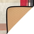 thumbnail image 3 of Yayeee Area Rugs for Living Room 5.2'x4' Non Slip Washable Bedroom Floor Carpet, Red Tartan, 3 of 5