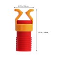 thumbnail image 2 of Phenofice 6pcs Reliable Pegboard Screwdriver Holder for Woodworkers in Multi Color, 2 of 8