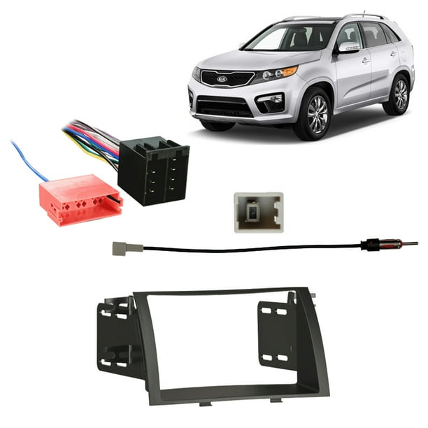 Fits Kia Sorento Non-NAV 2011-2013 Double DIN Harness Radio Install