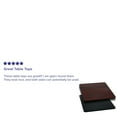 thumbnail image 3 of Emma + Oliver 30" Square Black/Mahogany Reversible Laminate Table Top, 3 of 4