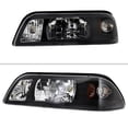 thumbnail image 2 of Crystal Clear Headlights (Black Housing/Clear Lens) Made for and Compatible with 1987-1993 Ford Mustang, 2 of 9