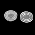 thumbnail image 2 of Table Soft Plastic Non-slip Glass Dash Mat Pad Cushion Clear 24mm Dia 15pcs, 2 of 2