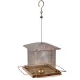 thumbnail image 2 of Meitianfacai Heavy Duty Squirrel-Proof Bird Feeder - Metal Construction with Weight-Activated Perch - Large Capacity Wild Bird Feeder for Outdoor Use (Brown), 2 of 7