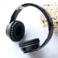 thumbnail image 1 of Auriculares sobre oreja, auriculares con sonido estéreo premium con controlador de 40 mm, cómodos auriculares plegables con orejeras de proteína pa negro, 1 of 8