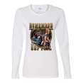 thumbnail image 2 of Wild Bobby, Remember Your First Soft Tail Bike Hot Babe Cars and Trucks Womens Graphic Long Sleeve T-Shirt, White, 2XL, 2 of 3