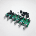 thumbnail image 3 of 2X 6 Ways Stereo Mixer Audio Distributor Mixing Board with Volume Control DC5-24V 1PC 6 Inputs 1 Output, 3 of 6