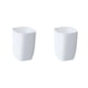 thumbnail image 2 of Toystoory Cubo de basura de 10L para baño, cubo de basura portátil, papelera de plástico, papelera, cubos de basura, cubo de basura Blanco 2Conjunto, 2 of 6