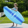 thumbnail image 3 of Swimline Shark Bite Surfboard Swimming Pool Inflatable Raft - 73" - Blue, 3 of 4