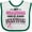 White and Green, variant on Inktastic My Grandma is a Survivor Breast Cancer Awareness Boys or Girls Baby Bib