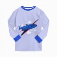 thumbnail image 4 of CAUYDY 0-3M 6-9M 1T Newborn Boy Picture Outfit Baby Boys Pjs Fall Winter Long Sleeve Shirt Elastic Pants 2PCS Set Preemie Clothes Infant Pajamas Cute Sizes 3-6 Months,Grey, 4 of 4