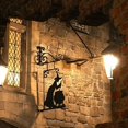 thumbnail image 3 of Decoración de pared con silueta de caldero de bruja de Halloween, adorno colgante de pared de caldero de bruja de metal, arte de pared colgante para decoración del hogar, 3 of 6