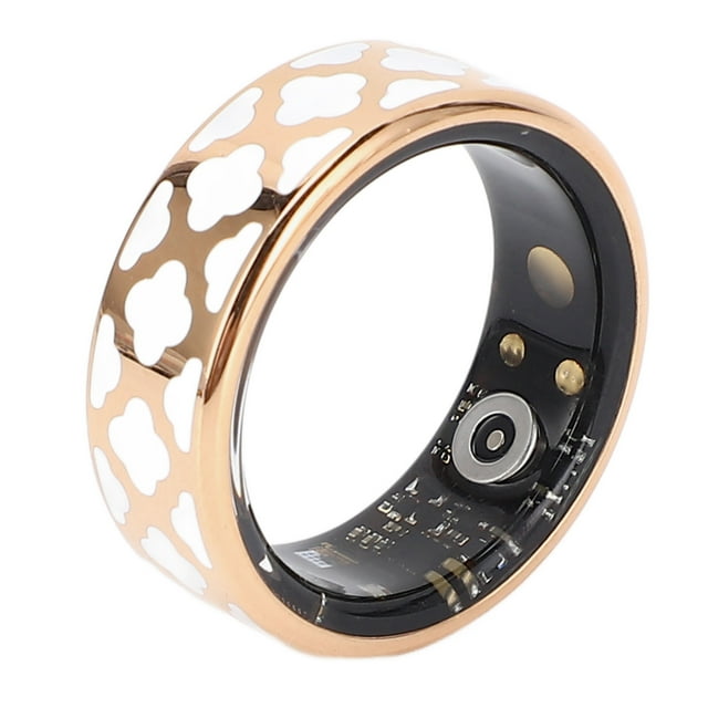 Bague Intelligente, Bague D\'entraînement Physique Intelligente en Acier Inoxydable, Résistante à l'Eau IP68, Multifonctionnelle, Modes Sportifs Multiples, Écran d'Affichage avec Étui de Chargement pour Usage Quotidien 7,8,9,10,11,12,13