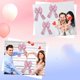 thumbnail image 4 of Apmemiss Clearance Valentine's Day Wreath Bow Heart Printed Valentine's Day Bow Large Gift Bow Tree Topper for Valentine's Day Wedding Mother's Day Front Door Indoor Outdoor Home Decoration, 4 of 5