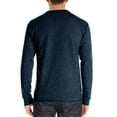 thumbnail image 3 of Caqnni Men's Henley Shirts Raglan Long Sleeve Casual Slim Fit Lightweight Fashion T-Shirts (Dark Blue,3XL), 3 of 5