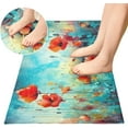 thumbnail image 4 of Flower Painting Bathroom Rug Mat Ultra Soft Non Slip and Absorbent Plush Rugs Washable Quick Dry Bath Rugs 39 x 20 Inches Home Decor, 4 of 7