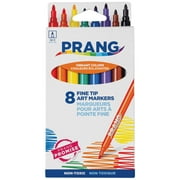 Prang Classic Art Markers, Fine Tip, Assorted Colors, Set of 8