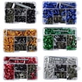 thumbnail image 2 of Nuevo Kit de tornillos de carenado para motocicleta, 177 Uds., 6 colores (negro) JM, 2 of 2