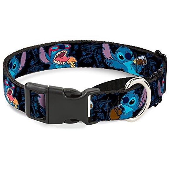 Buckle-Down "Stitch Snacking Poses" Martingale Dog Collar
