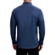 thumbnail image 3 of Camisas de vestir formales de color sólido de manga larga con cuello de punta para hombres INSPIRE CHIC, azul oscuro, 3XL, 3 of 6
