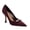 Dark red, variant on XYD Women Rhinestone Closed Pointed Toe Pumps Slip-on Studded Stiletto High Heels Shoes Sexy Evening Party Shoes Size 9 Purple