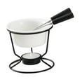 thumbnail image 3 of Olla para fondue de queso con tenedores, taza para derretir , vela de té, olla para derretir chocolate, para dulces, tapas y, 3 of 9