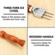 thumbnail image 5 of Ice Pick - Sturdy Ice with Solid Wood Handle, 304 Stainless Steel Three Pronged Ice Crusher for Bar, 5 of 5