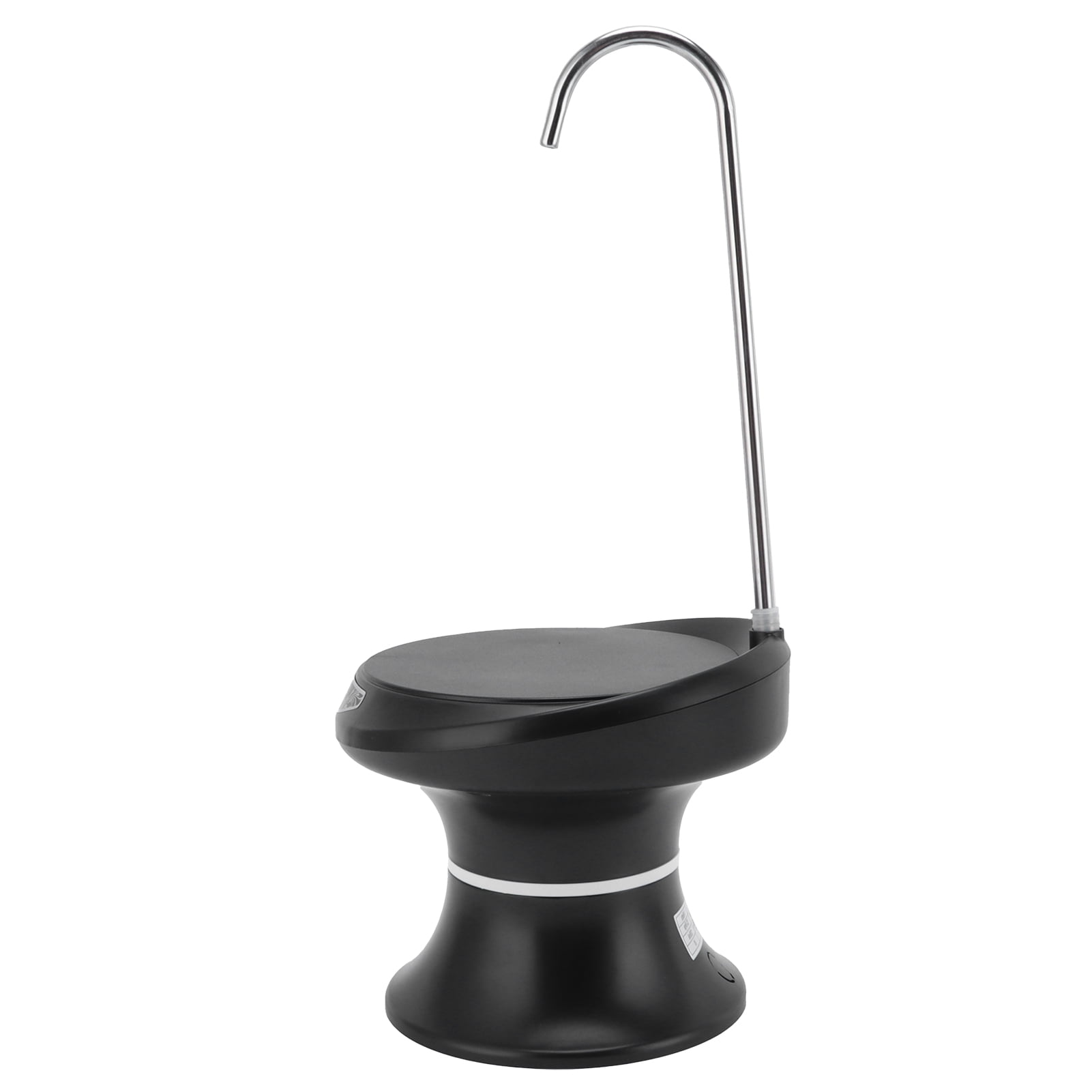 M Buder Drinking Water Dispenser Desktop Automatic Electric Bottled Water Pump for Home Office Black 5.9 inches / 15 cm