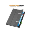 thumbnail image 2 of Case for Teclast M40 / M40 Pro / P20S / P20HD, Tri fold Slim Lightweight Hard Shell Smart Protective Cover with Multi-Angle Stand, Universal Stylus Pen, 2 of 7