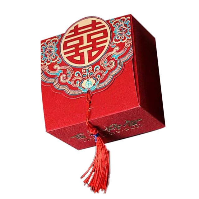 Wedding Candy Box, Handheld Traditional Chinese Style Durable Spacious Space For Celebration Party Add Festive Ambiance