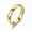 Gold, variant on 4Mm Silver Gold Plated Stainless Steel Men Women Wedding Ring Band R15