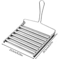 thumbnail image 2 of Kilougeis Hot Sale Hot Dog Roller Foldable Sausage Roller Rack Stainless Steel Sausage Roller Rack Evenly Cooked Hot Dogs BBQ Tool for Outdor Camping Barbecue Party Kitchen, 2 of 9