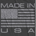 thumbnail image 2 of Made In USA Vintage Distressed Flag Patriotic American July 4th T-Shirt, 2 of 3