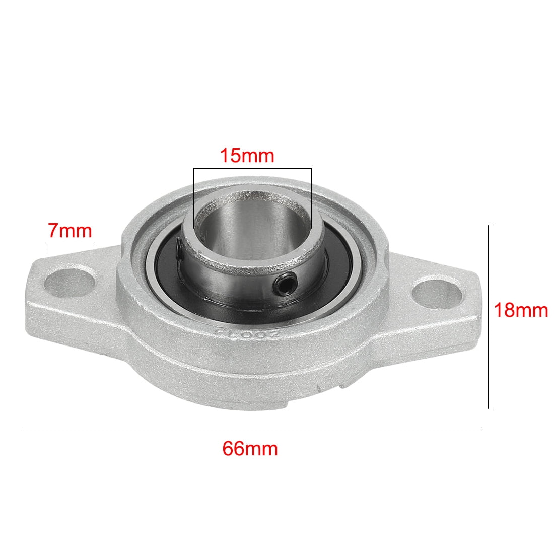 Unique Bargains Self Aligning Pillow Block Flange Bearing in Machinery 15mm
