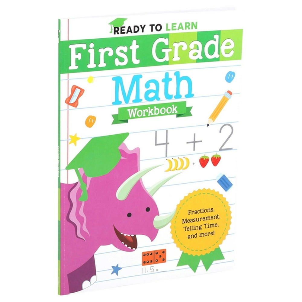 Ready to Learn: First Grade Math Workbook - Walmart.com - Walmart.com