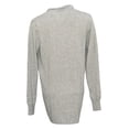 thumbnail image 2 of Ella Moss Women's Sweater Sz S Cozy Cardigan Open Collar Gray, 2 of 4
