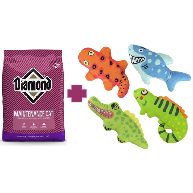 Alimento para gato Diamond 18.14 kg + 1 juguete Con sonido
