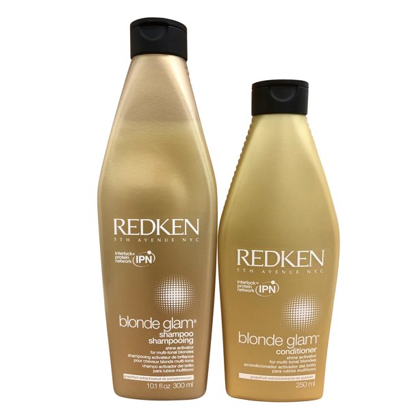 Redken Blonde Glam Shampoo 10.1 oz & Conditioner 8.5 oz Set