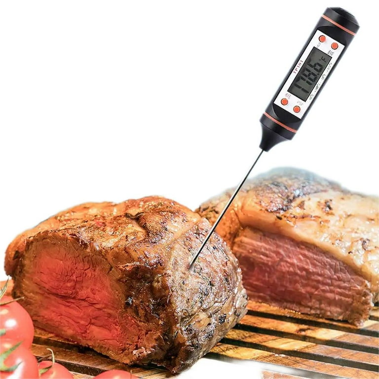 Qisebin Digital Meat Thermometers for Cooking Grilling - IPX7 Waterproof  Instant Read Food Thermometer for Meat, Deep Frying, Baking, Outdoor & BBQ