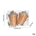 thumbnail image 3 of Champagne-Colored Christmas Tree Ornaments (For Different Genders), 3 of 5