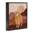 thumbnail image 3 of Stupell Industries Modern Cattle Mountains Landscape Black Framed Giclee Art, 24 x 24, by Rachel Nieman, 3 of 8