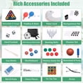 thumbnail image 4 of 16 in 1 Combo Game Table, SHINPT Game Table for Kids/Adults, 48" Multi Game Table with Foosball, Billiards, Ping Pong, Air Hockey, Board Game table for Game Room, Backyard & Family Gatherings, 4 of 13