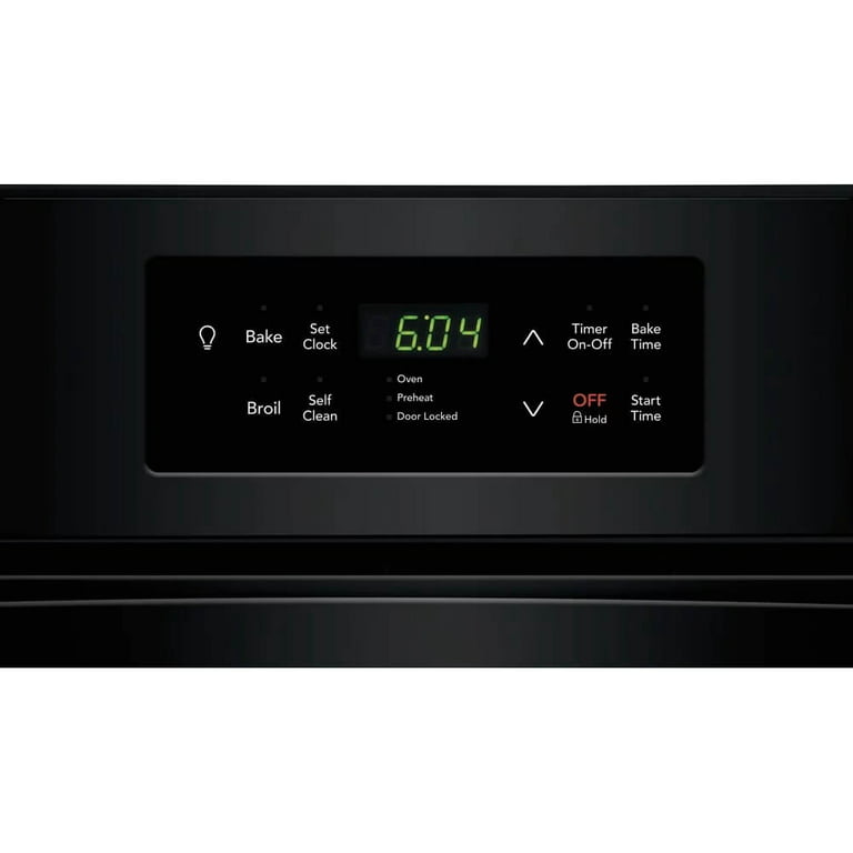Frigidaire FFEW2426US 24 Single Electric Wall Oven with 3.3 cu. ft.  Capacity, Halogen Lighting, Self-Clean, and Timer, in Stainless Steel