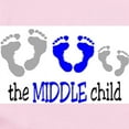 thumbnail image 2 of CafePress - THE MIDDLE CHILD Infant Bodysuit - Baby Light Bodysuit, Size Newborn - 24 Months, 2 of 4