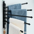 thumbnail image 5 of Promotion!!!304 Stainless Steel Easy Install Groove Vertical Bar Rail Hanging Holder Wall Mount Home Kitchen Brushed For Bathroom Towel Rack, 5 of 6